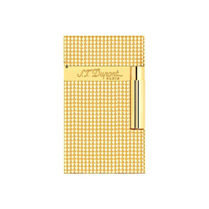 ST Dupont Ligne 2  Diamond Head Gold Lighter 016284