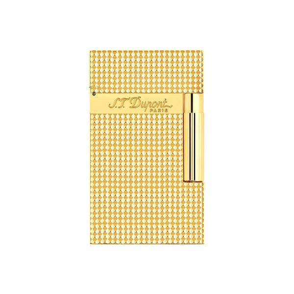 ST Dupont Ligne 2  Diamond Head Gold Lighter 016284