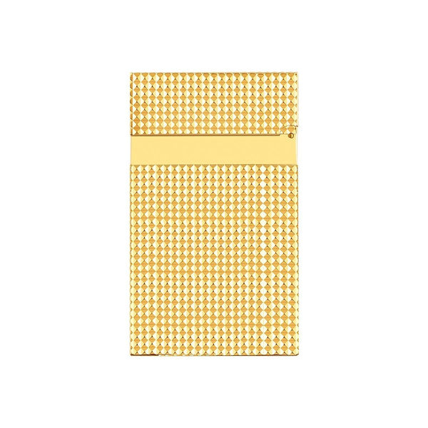 ST Dupont Ligne 2  Diamond Head Gold Lighter 016284