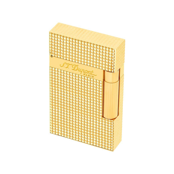 ST Dupont Ligne 2  Diamond Head Gold Lighter 016284