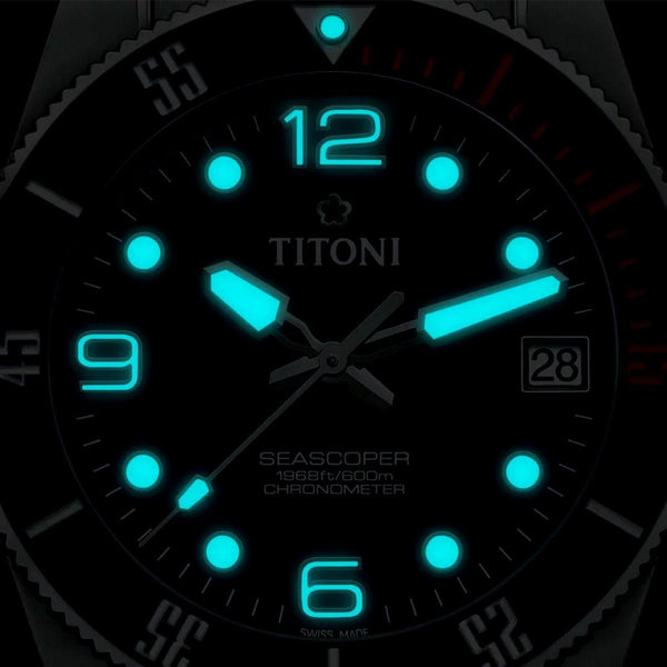 Titoni Seascoper CarbonTech Watch 83600 C-RA-256
