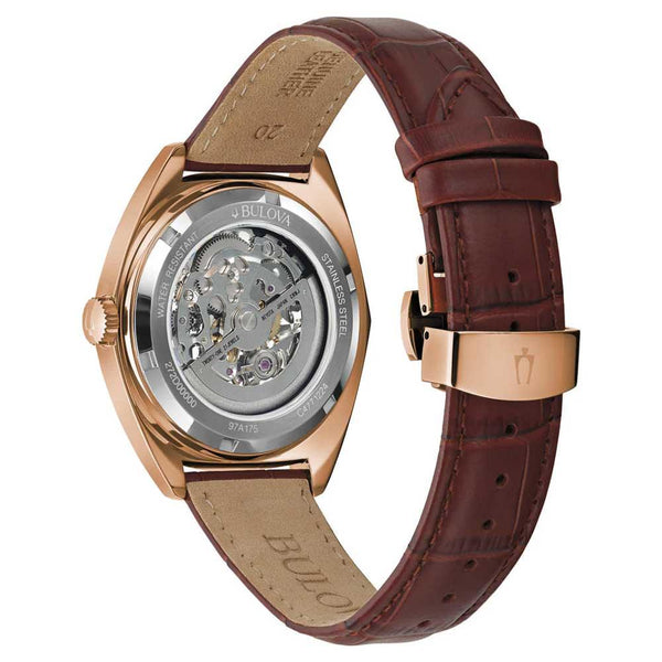 Bulova Classic Skeleton Automatic 41mm Watch 97A175