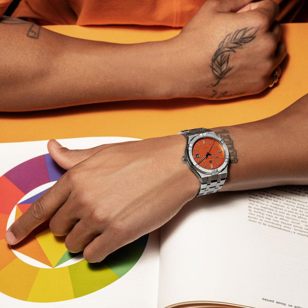 Maurice Lacroix Aikon Orange AI6008-SS00F-530-E