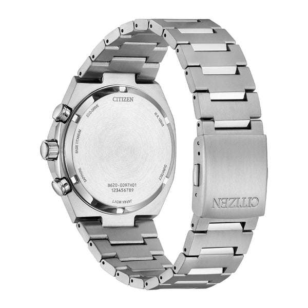 Citizen Zenshin Chrono Titanium Back