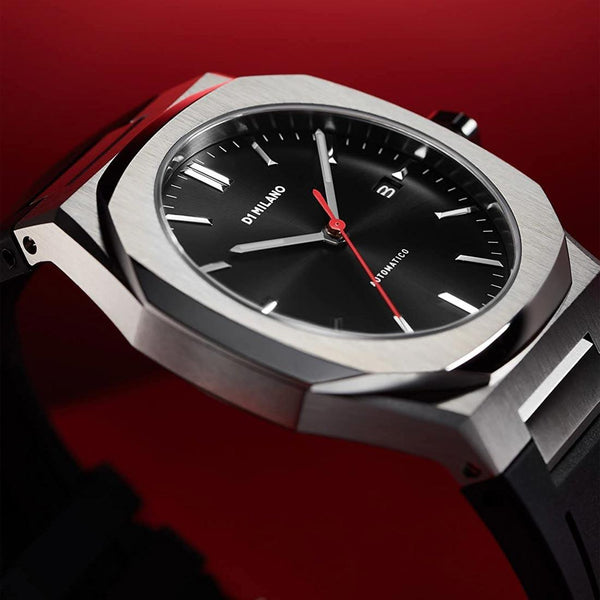 D1 Milano Automatic Retro Red Watch D1-ATRJ10