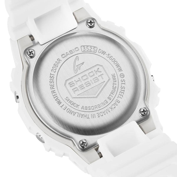 G-Shock White On White Caseback