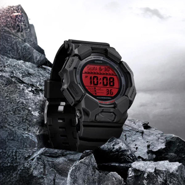 G-Shock Black & Bold Red GD-010BBR-1