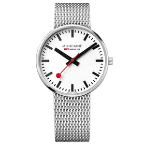 Mondaine Backlight 42mm Watch MSX.4211B.SM - Scarce & Co