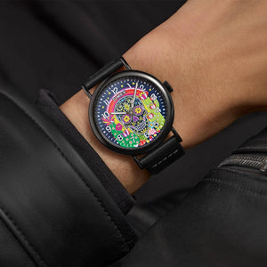Timex Wednesday Day Of The Dead Watch TW2Y15900