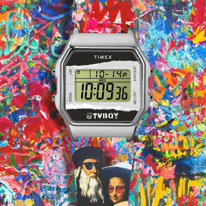 Timex x TVBOY T80 Digital Watch TW2Y46800