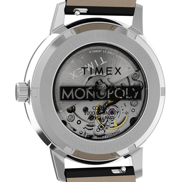 Timex Marlin x Monopoly 90th Anniversary Caseback
