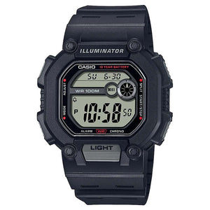 Casio Dual Time Black Digital Watch W-737H-1A