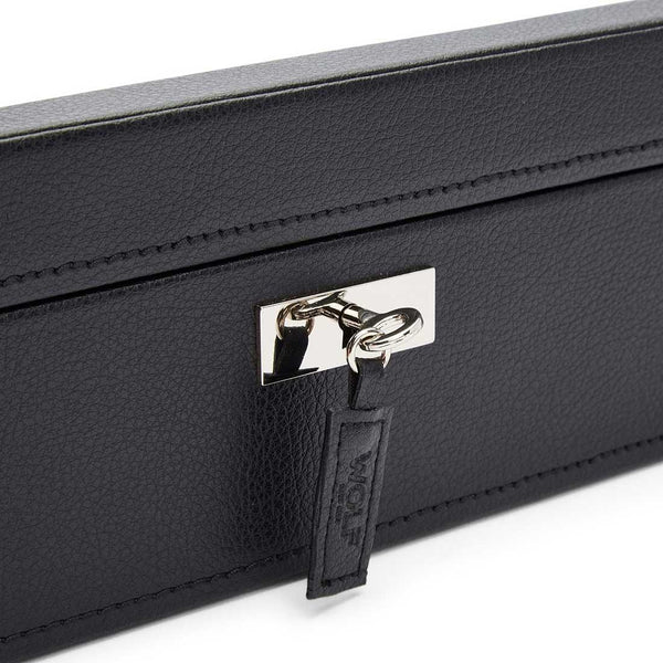 Wolf Roadster Black 10 Piece Watch Box 477556
