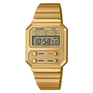 Casio Vintage Series Gold Watch A100WEG-9A
