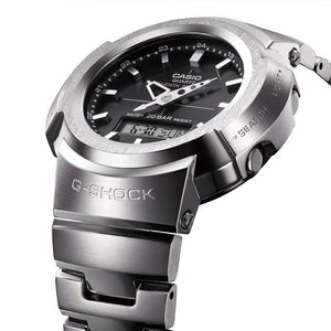 G-Shock Full Metal Silver Black Watch AWM-500D-1A