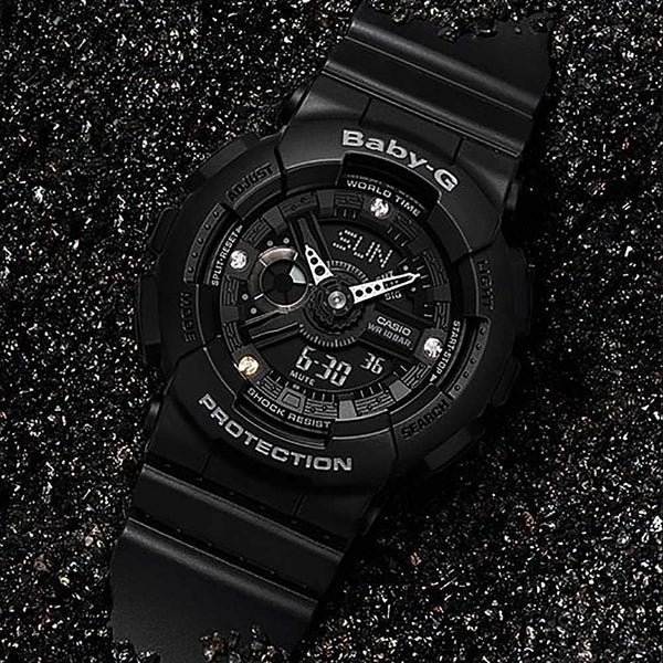 Baby-G 35TH Genuine Diamond Index Watch BA-135DD-1A