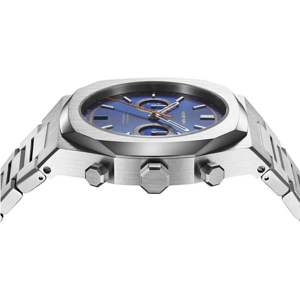 D1 Milano Chronograph 41.5mm Blue Watch D1-CHBJ09