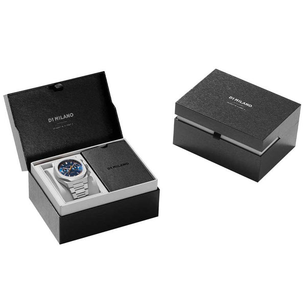D1 Milano Chronograph 41.5mm Blue Watch D1-CHBJ09