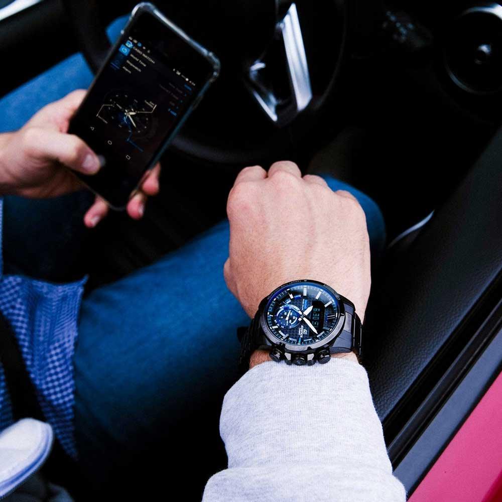 Edifice Metal Bluetooth Chronograph ECB-800DC-1A