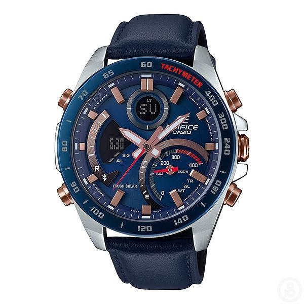 Casio Edifice Metal Chronograph Bluetooth Watch ECB-900BL-2A
