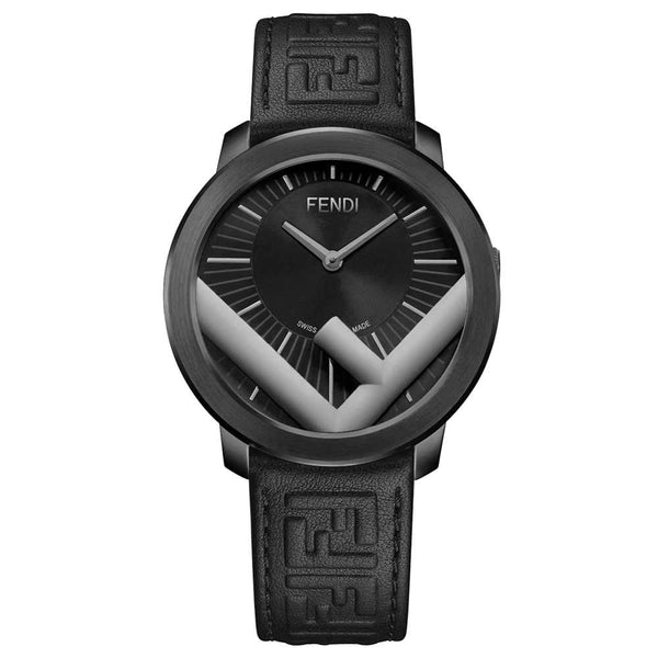 Fendi Run Away 41mm Black Grey Watch F712611011