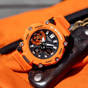 G-Shock Carbon Core Orange Watch GA-2200M-4A