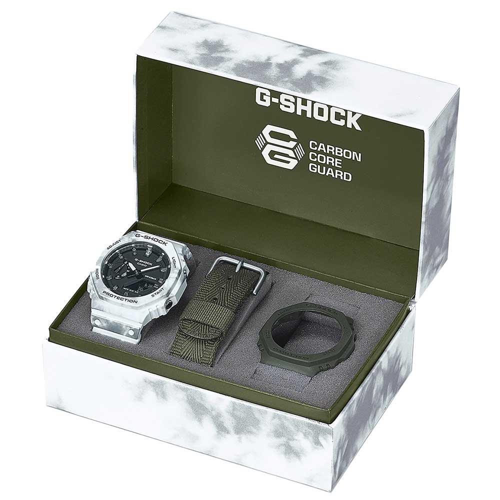 G-Shock Snow Camo Watch Set GAE-2100GC-7A