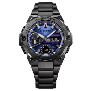 G-Shock G-Steel Watch Black Blue GSTB400BD-1A2