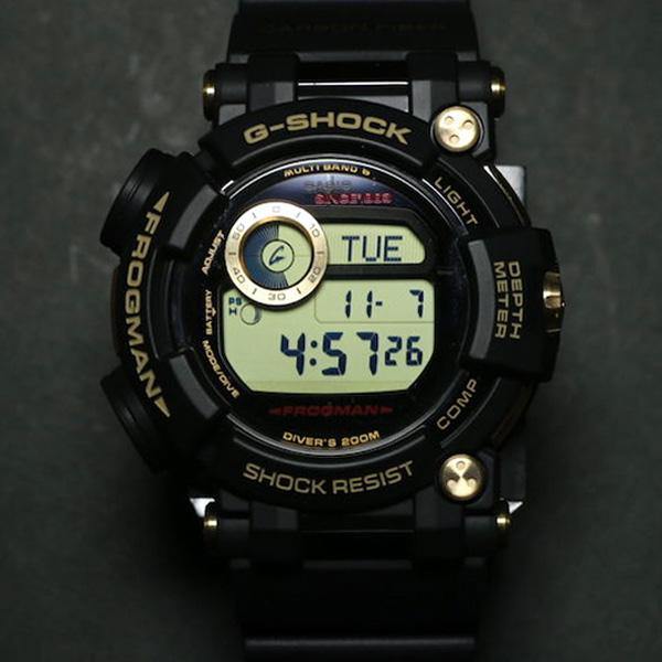 G-Shock Frogman 35th Gold Tornado Watch GWF-D1035B-1 - Scarce & Co