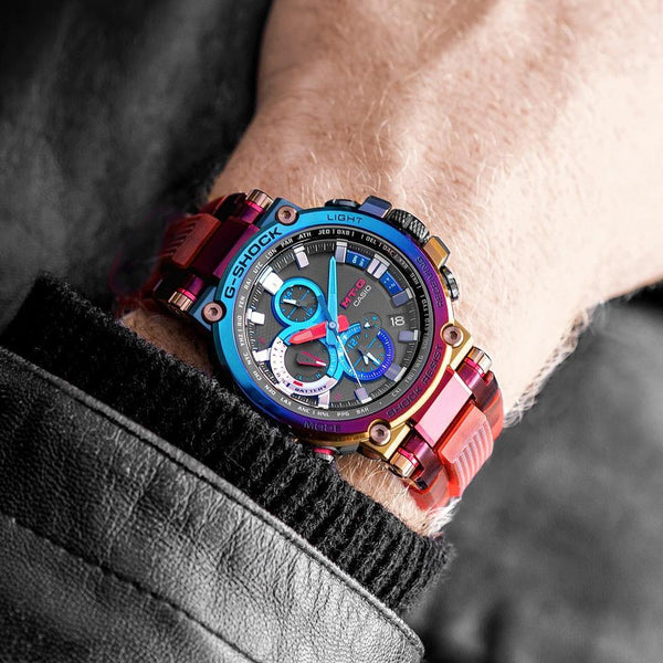 G-Shock MT-G Volcanic Lightning Rainbow IP Limited Edition MTG-B1000VL-4A