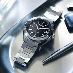 Citizen Series 8 Automatic 41mm Silver Black Watch NA1004-87E
