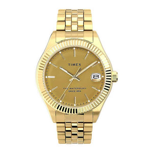 Timex Waterbury Legacy 34mm Gold Watch TW2V31800