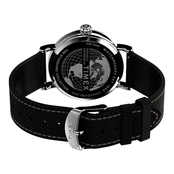 Timex Standard 40mm Black Fabric Strap Watch TW2V44000