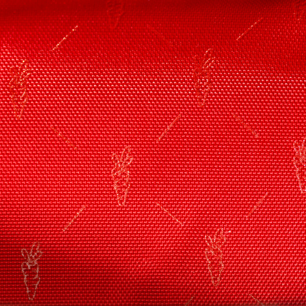 Manhattan Portage Carrot Governor red fabric with subtle pattern
