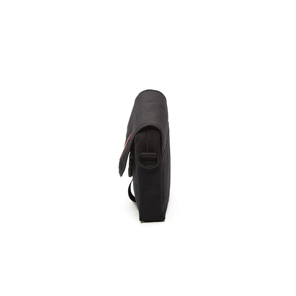 Black bag on a white background