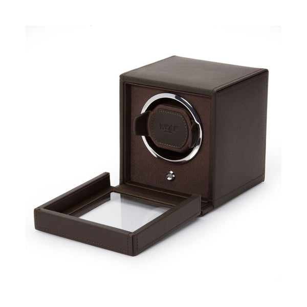 Wolf Cub Single Watch Winder Brown 461106