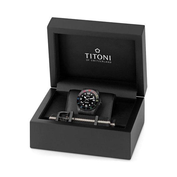 Titoni Seascoper CarbonTech Watch 83600 C-RA-256