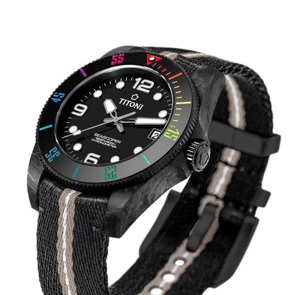 Titoni Seascoper CarbonTech Watch 83600 C-RA-256