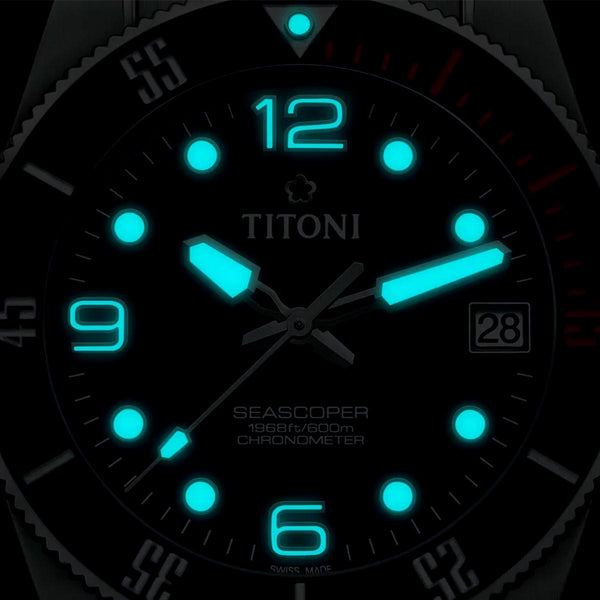 Titoni Seascoper CarbonTech Watch 83600 C-RA-256