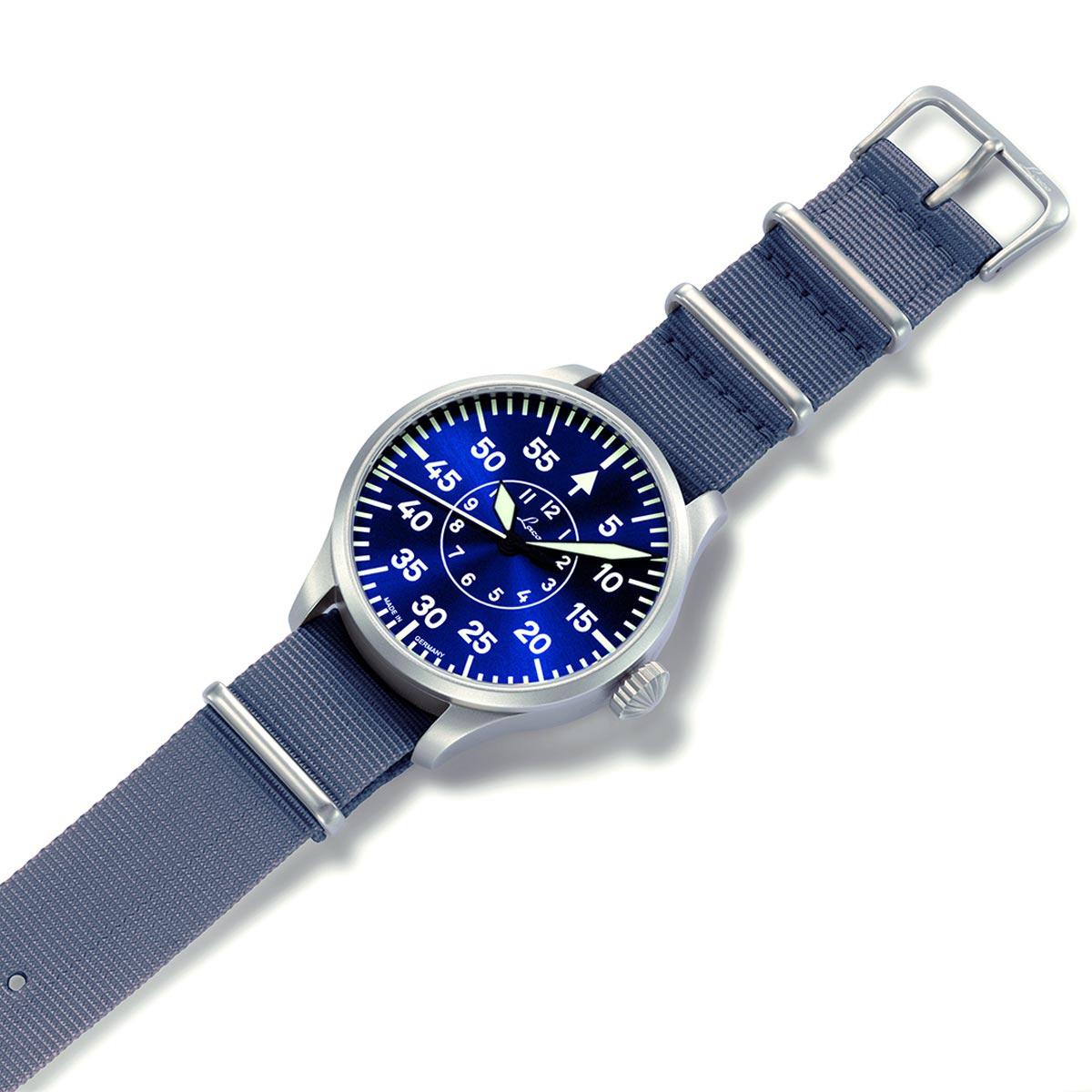 Blue Dial Laco Aachen Blue Laco Pilot Basic Aachen Blaue Stunde 39