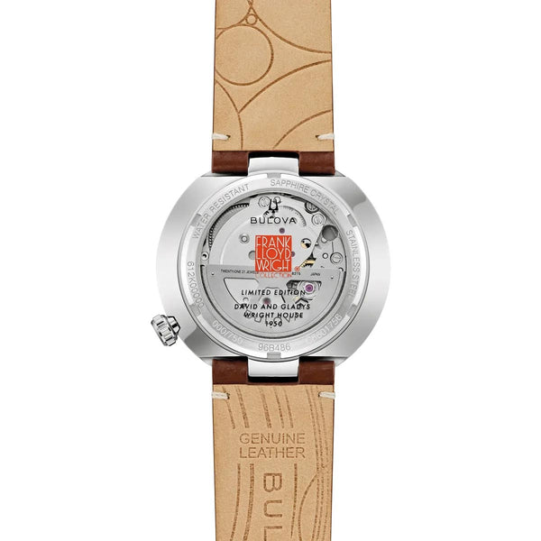 Bulova Frank Lloyd Wright Limited Edition 96B486 Caseback