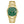 Bulova Super Seville 262kHz Gold Green watch 97B237
