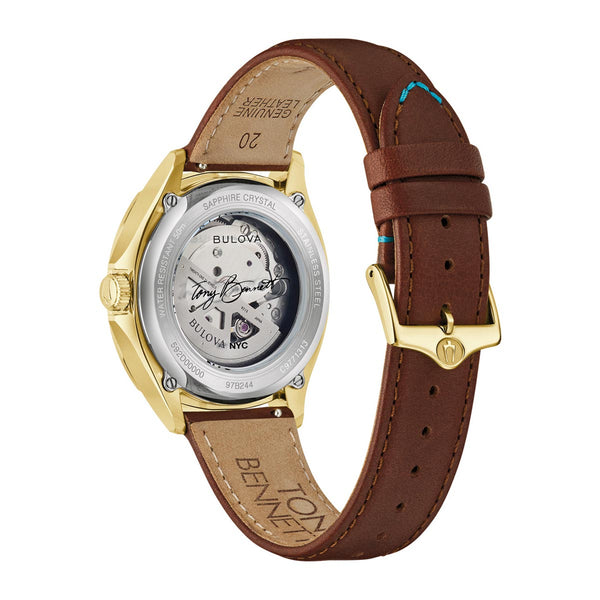Bulova Tony Bennett NYC Automatic Watch 97B244 Caseback