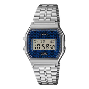 Casio Vintage Japan Seigaiha Pattern Blue Watch A159WEVJ-2 
