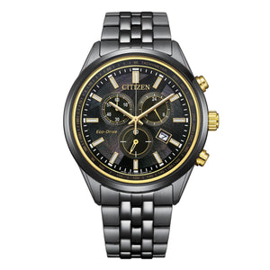 Citizen Light in Black Chronograph Watch AT2576-68E
