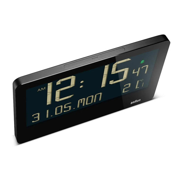 Braun Digital Wall Clock Black BC14B