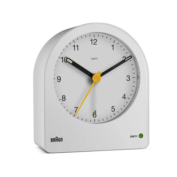 Braun Classic Analogue Alarm Clock BC22W