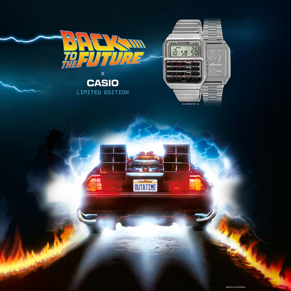 Casio Vintage Back to the Future Watch CA-500WEBF-1A