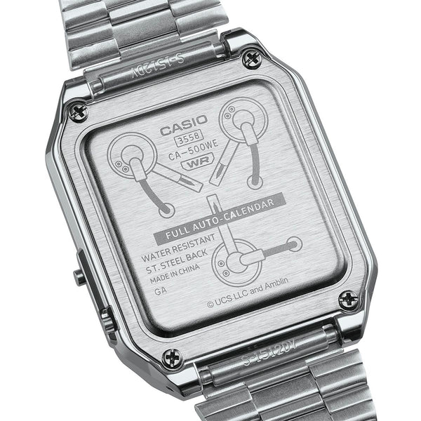 Casio Vintage Back to the Future Watch Caseback