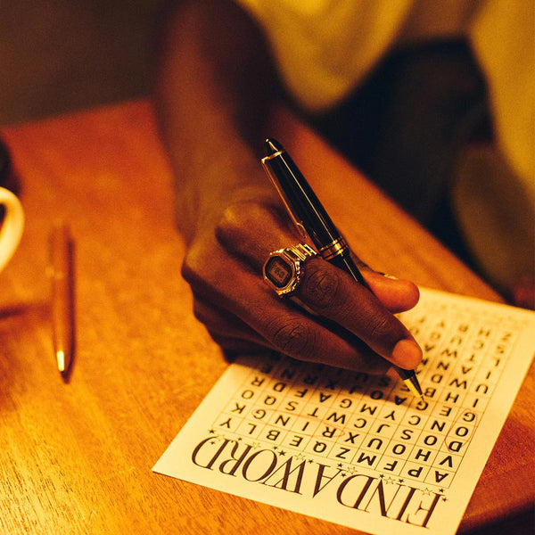 Casio Ring Watch Gold CRW001G-9 Model